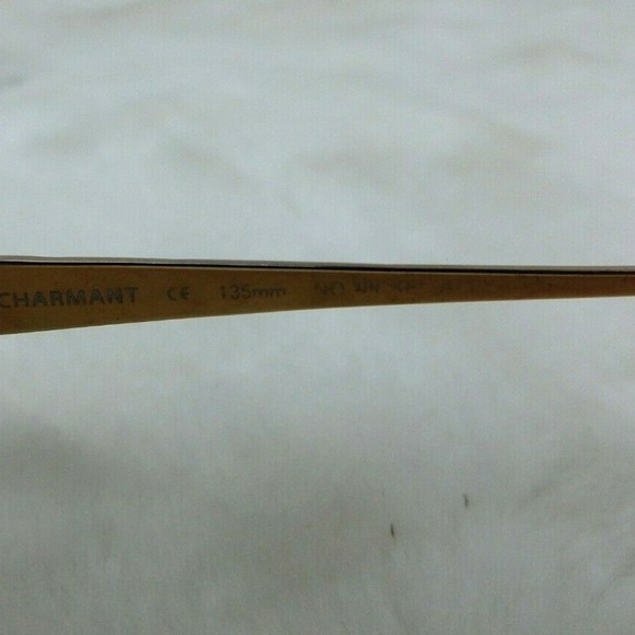 Charmant Eyeglasses Pure Titanium Gold Pink Frames - Picture 2 of 8